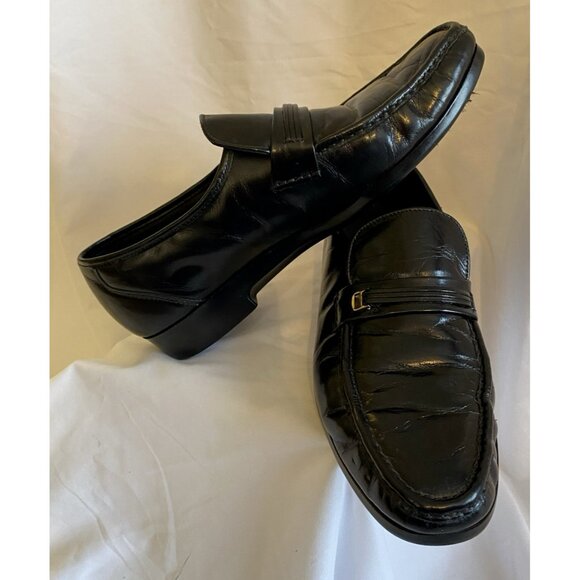 Florsheim ComforTech Men\'s Dress Shoes Black Loafers Size 12D main image 4